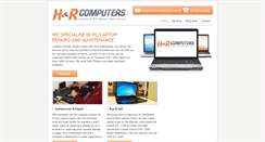 Desktop Screenshot of handrcomputers.co.uk